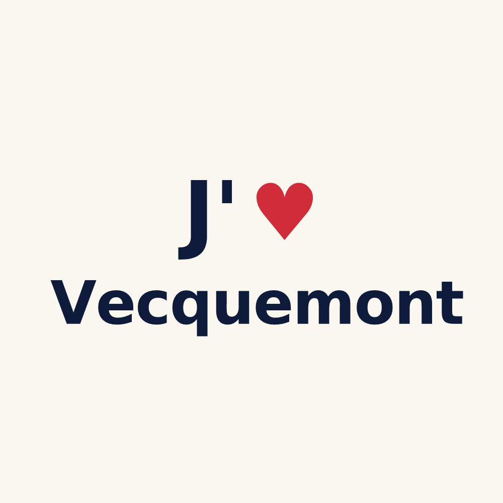 Tasse personnalisée Vecquemont — design J'aime Vecquemont