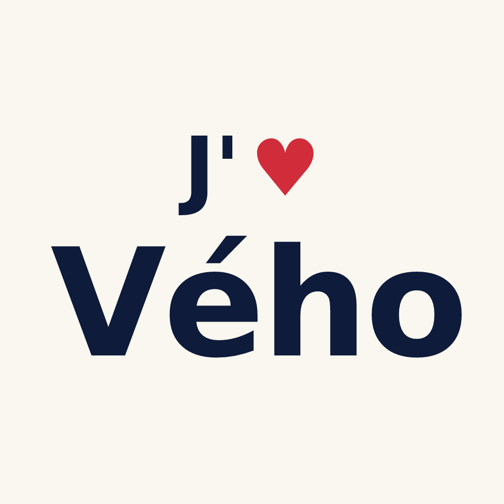 Tasse personnalisée Vého — design J'aime Vého