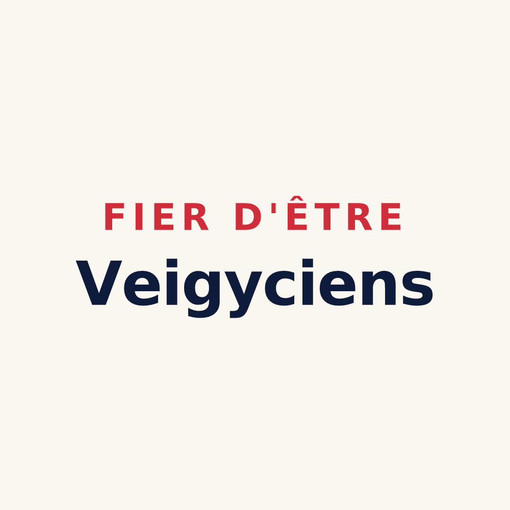 Tasse « Fier d'être Veigyciens » — design pour Veigy-Foncenex