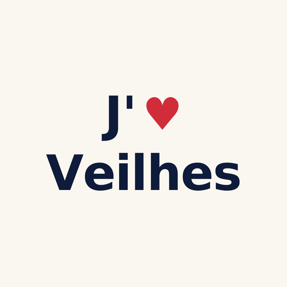 Tasse personnalisée Veilhes — design J'aime Veilhes