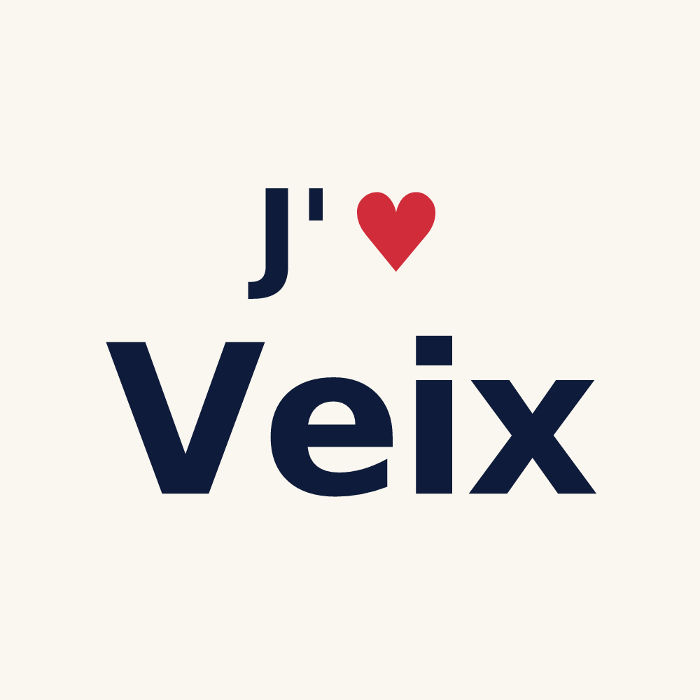 Tasse personnalisée Veix — design J'aime Veix