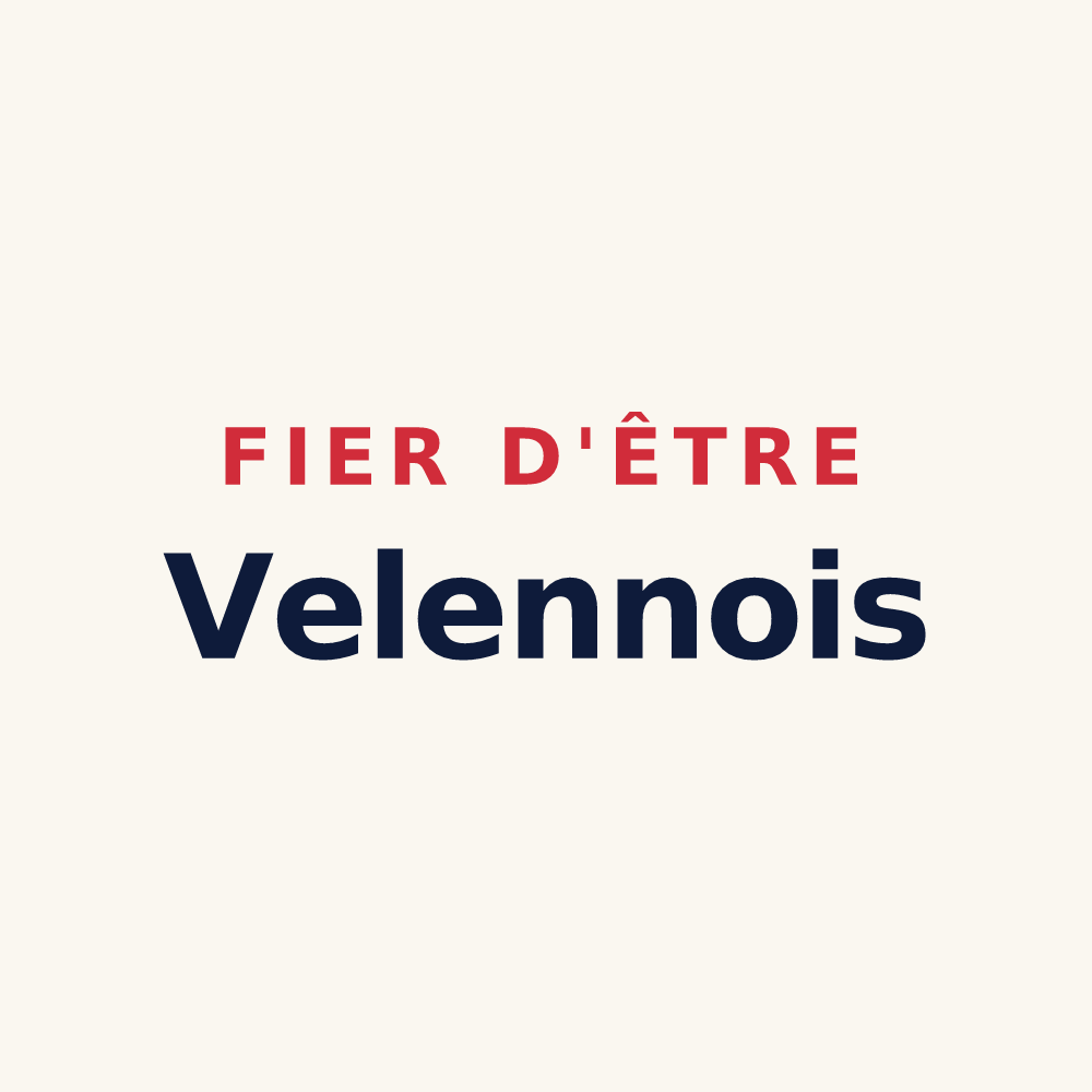 Tasse « Fier d'être Velennois » — design pour Velennes