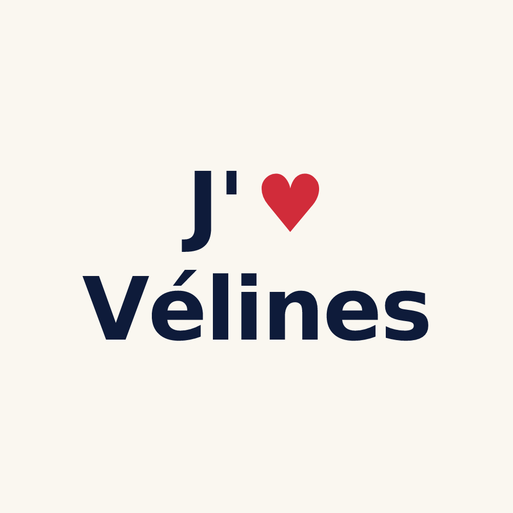 Tasse personnalisée Vélines — design J'aime Vélines
