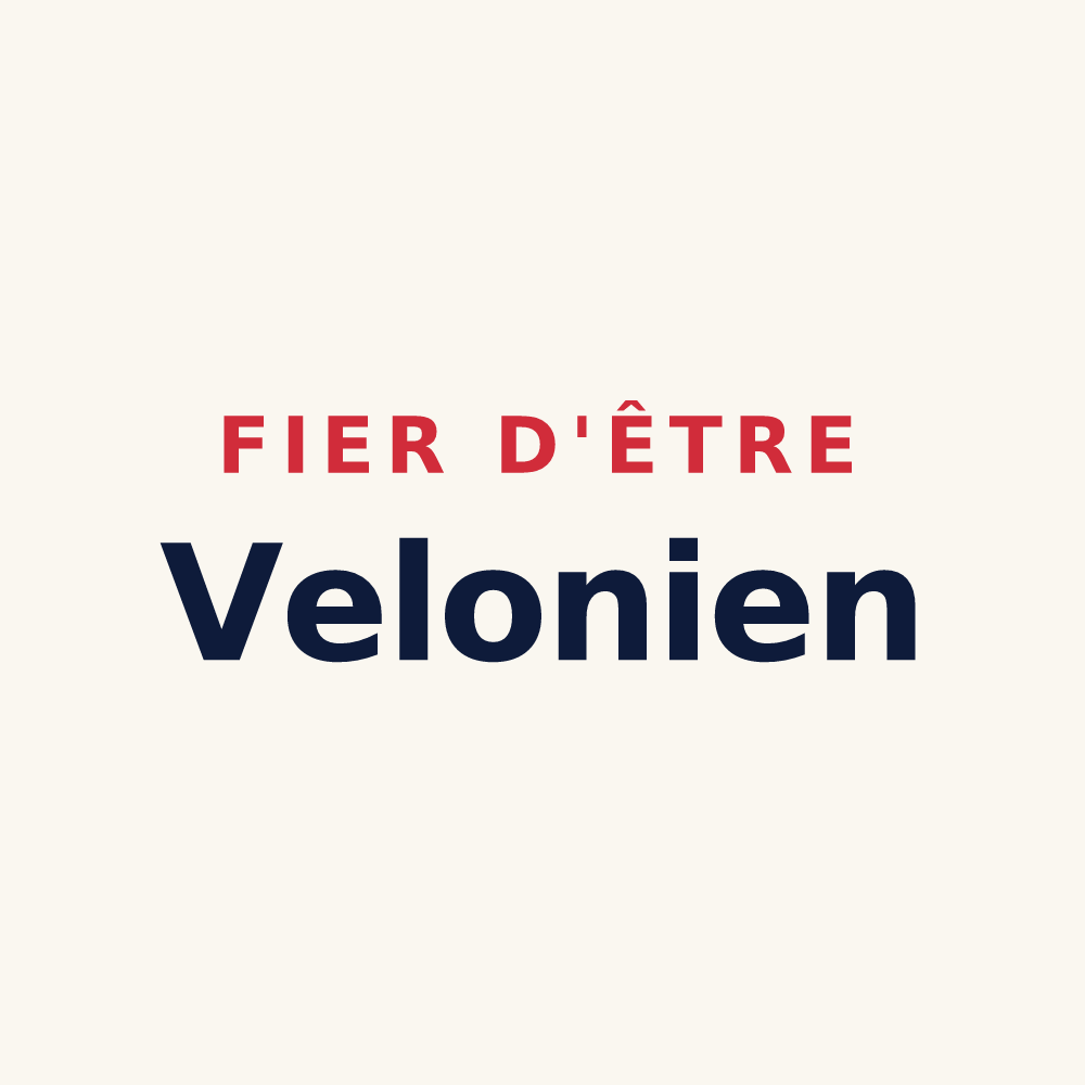 Tasse « Fier d'être Velonien » — design pour Velogny