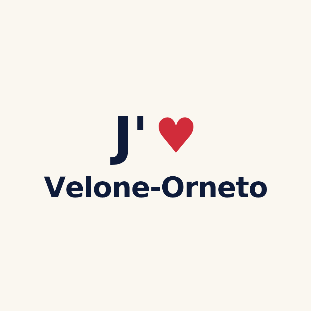 Tasse personnalisée Velone-Orneto — design J'aime Velone-Orneto