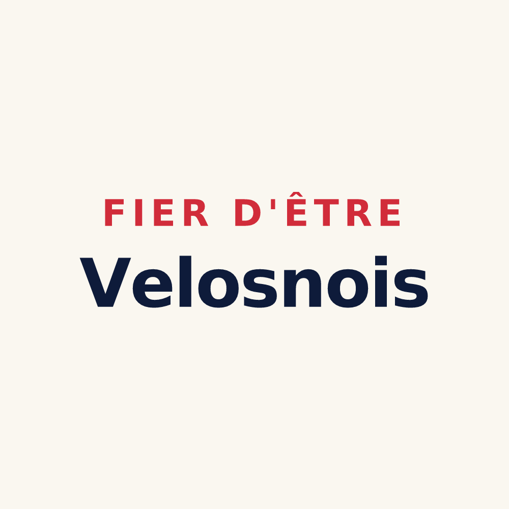 Tasse « Fier d'être Velosnois » — design pour Velosnes