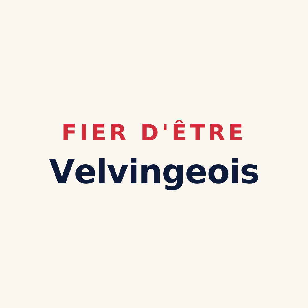 Tasse « Fier d'être Velvingeois » — design pour Velving