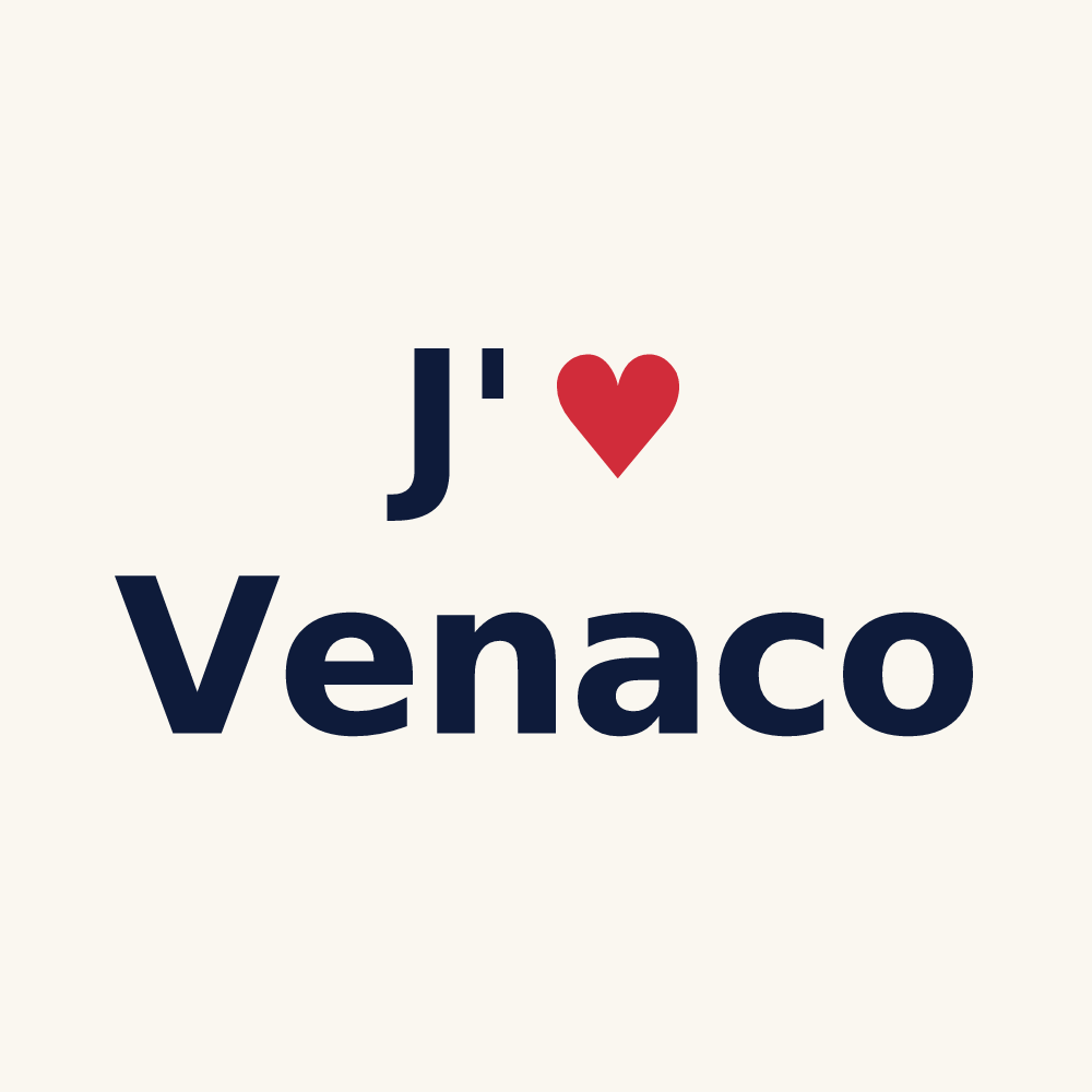 Tasse personnalisée Venaco — design J'aime Venaco