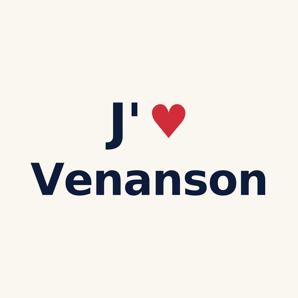 Tasse personnalisée Venanson — design J'aime Venanson