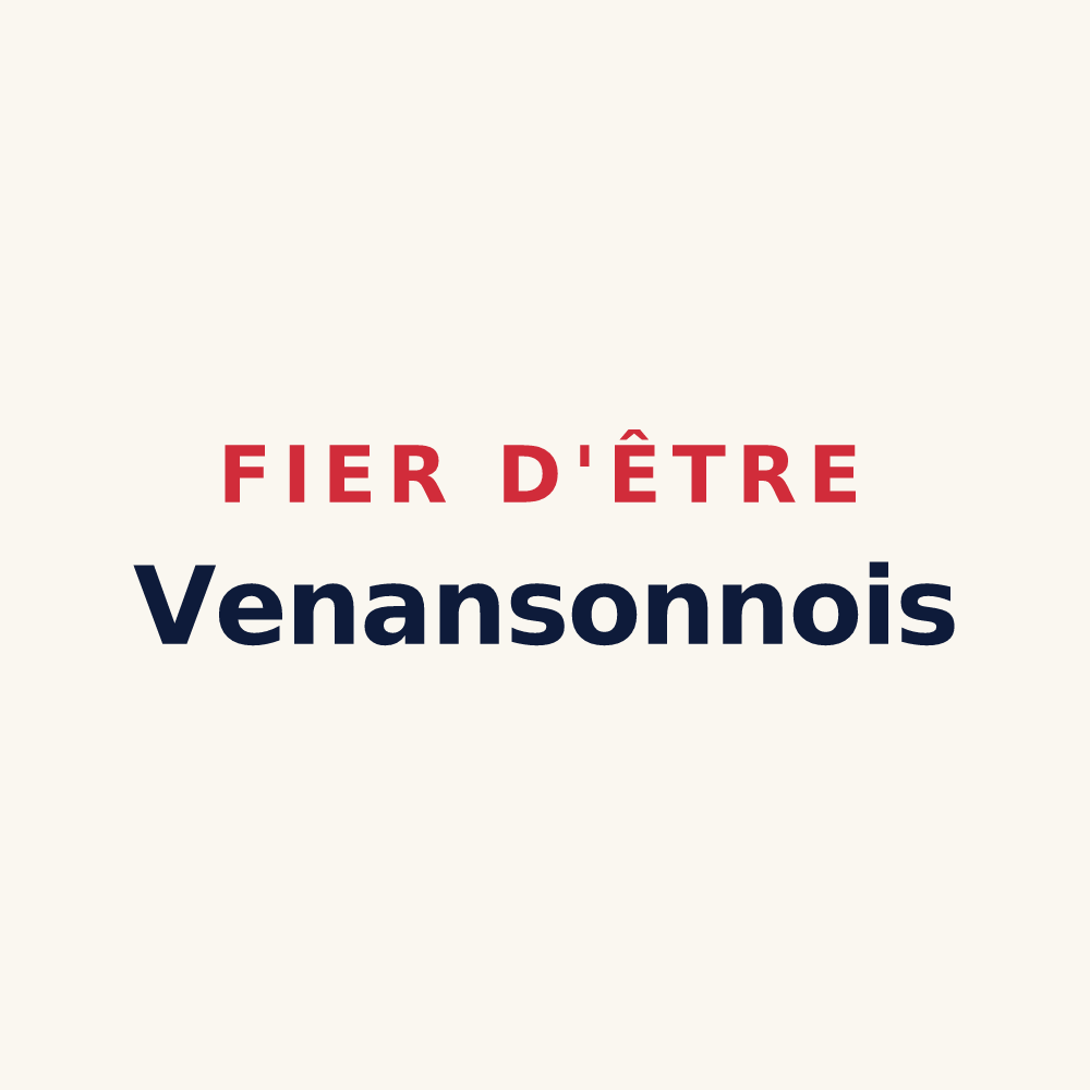 Tasse « Fier d'être Venansonnois » — design pour Venanson