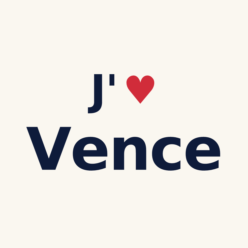 Tasse personnalisée Vence — design J'aime Vence