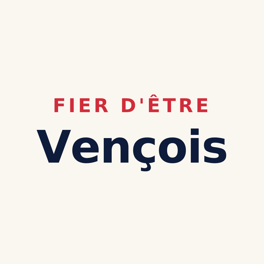 Tasse « Fier d'être Vençois » — design pour Vence