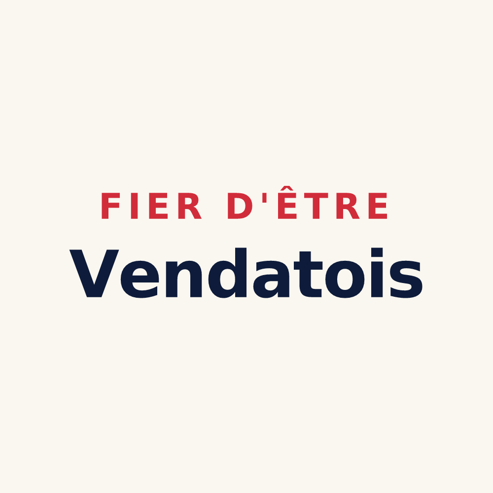 Tasse « Fier d'être Vendatois » — design pour Vendat