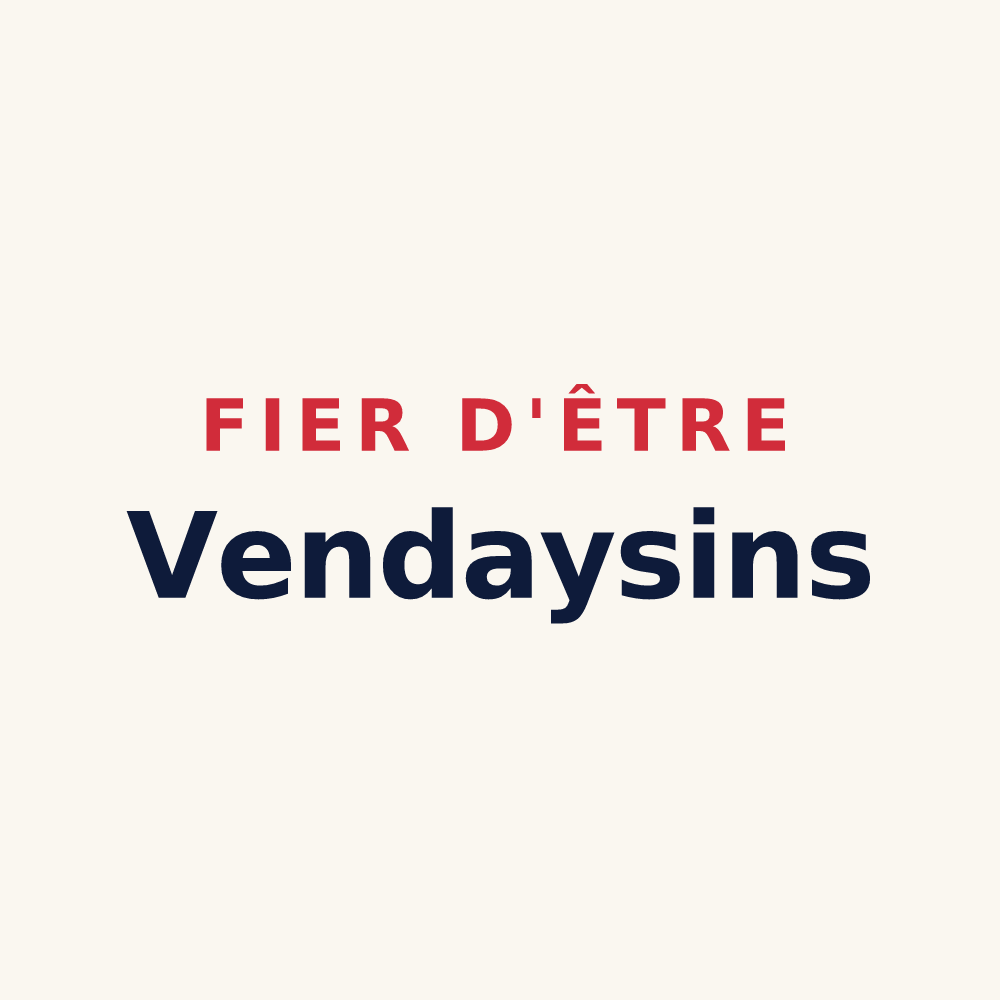Tasse « Fier d'être Vendaysins » — design pour Vendays-Montalivet