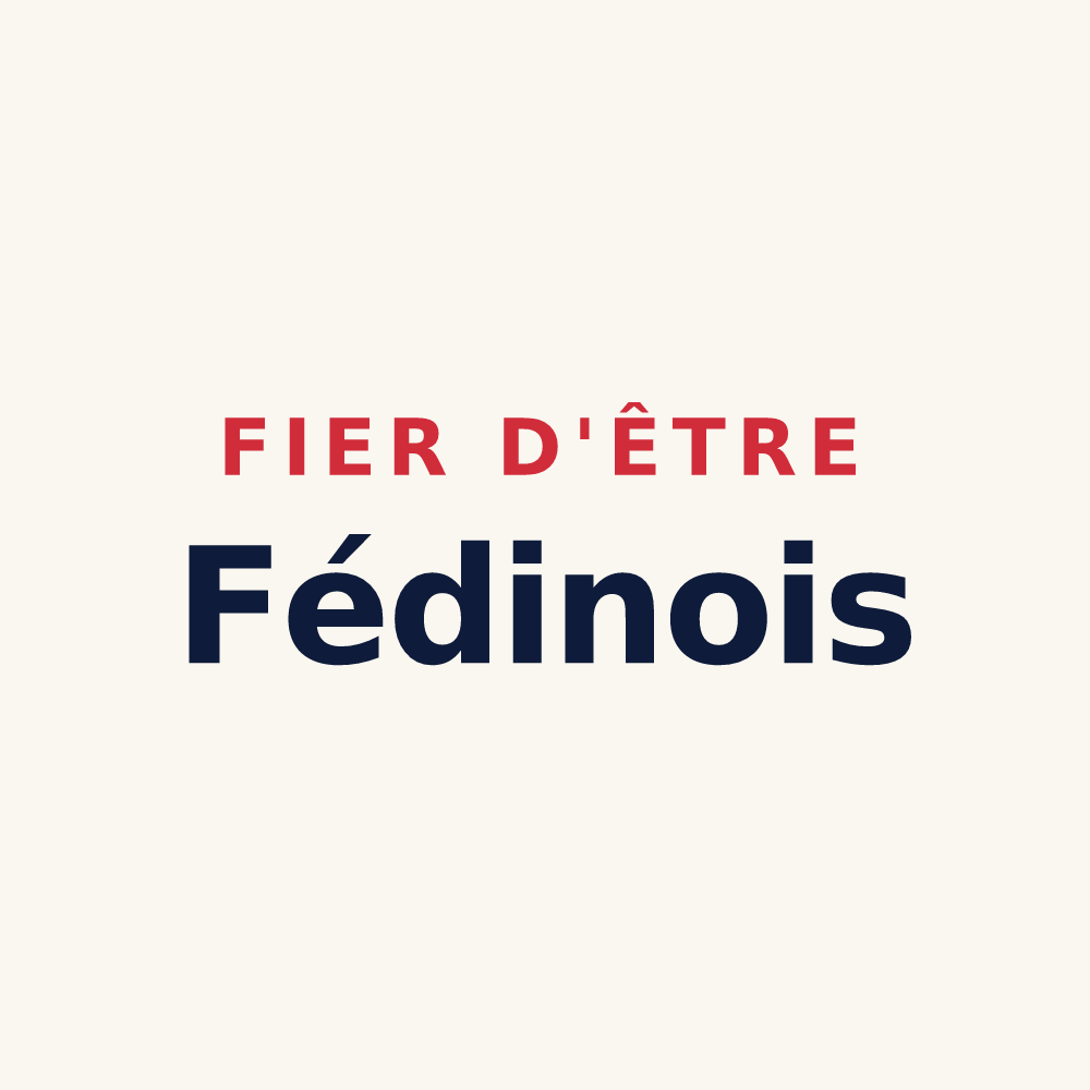Tasse « Fier d'être Fédinois » — design pour Vendenheim