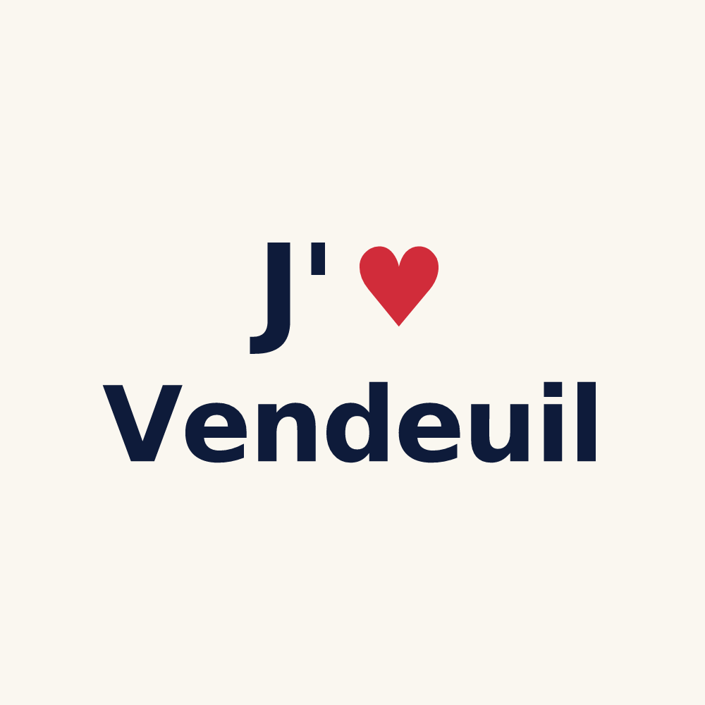 Tasse personnalisée Vendeuil — design J'aime Vendeuil