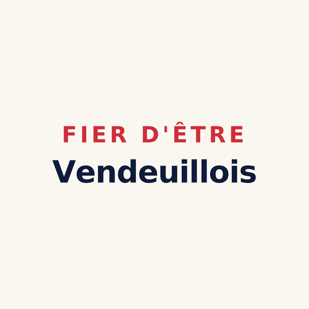 Tasse « Fier d'être Vendeuillois » — design pour Vendeuil