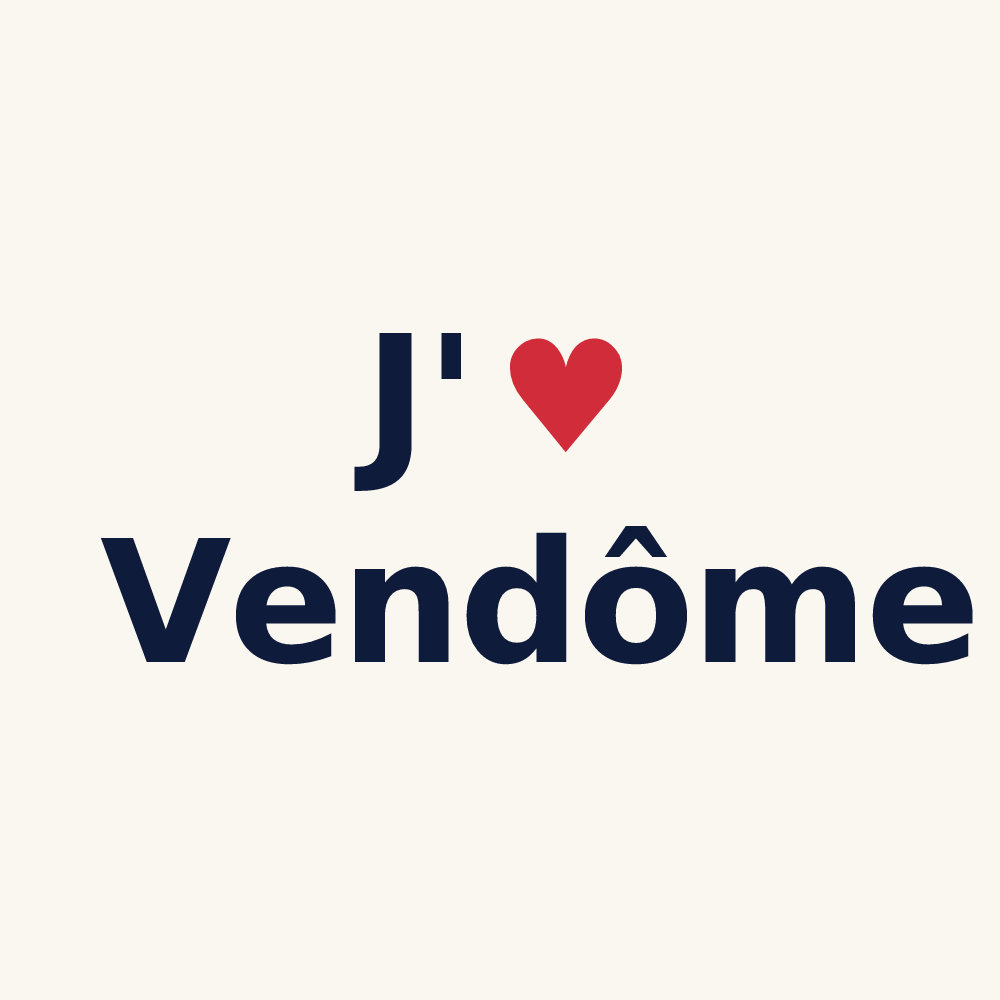 Tasse personnalisée Vendôme — design J'aime Vendôme