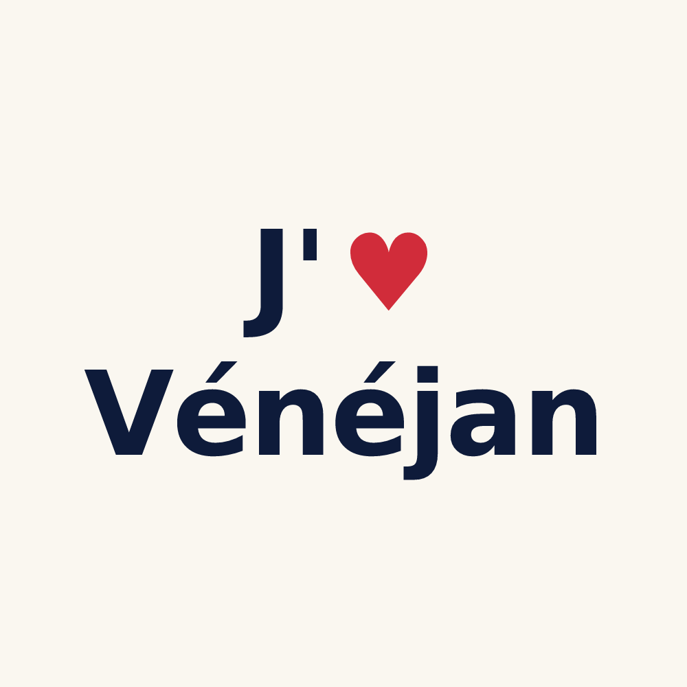 Tasse personnalisée Vénéjan — design J'aime Vénéjan