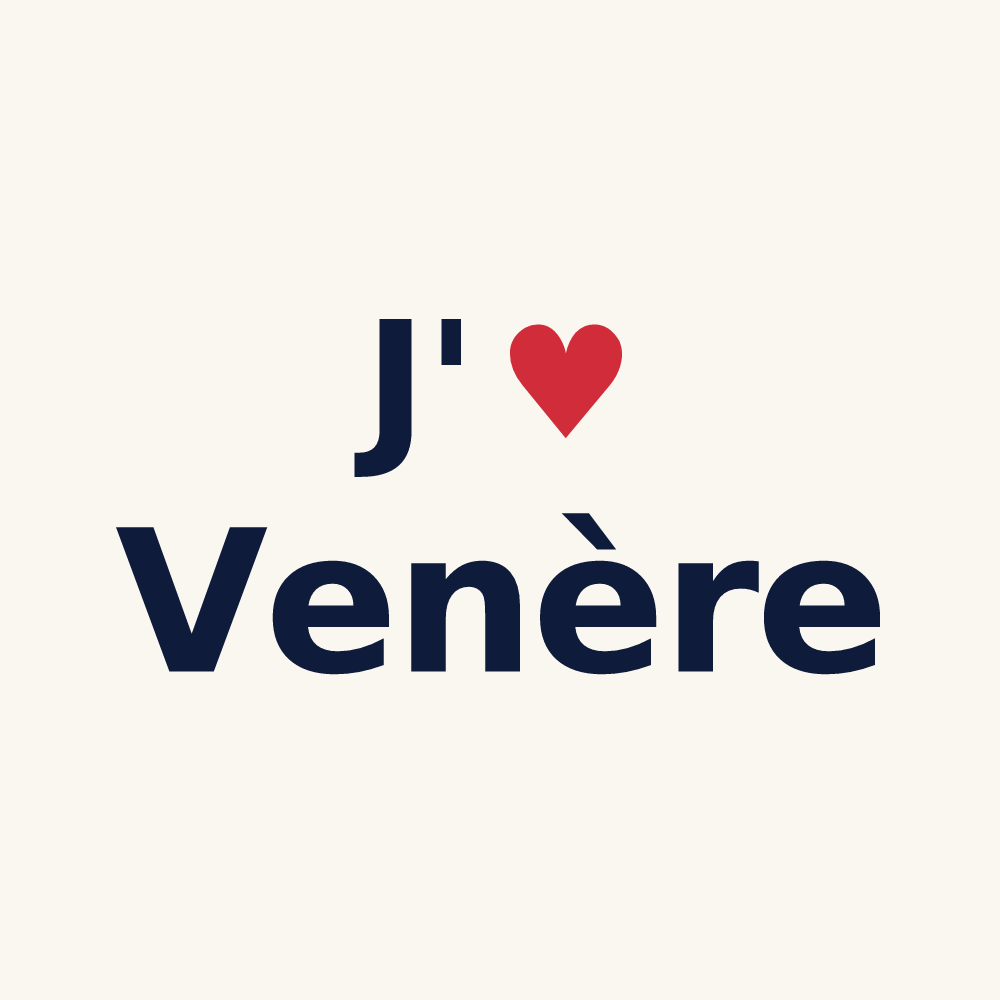 Tasse personnalisée Venère — design J'aime Venère