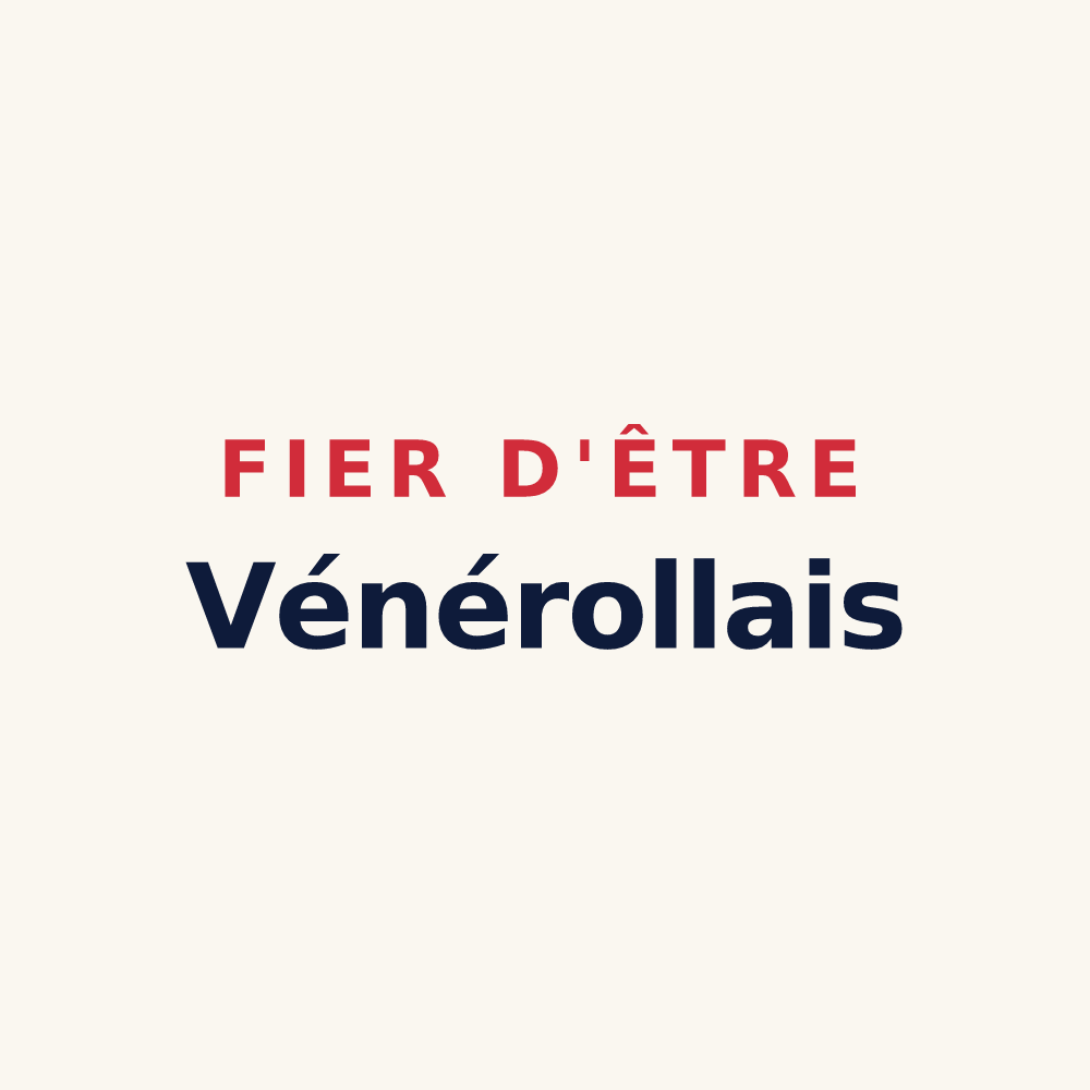 Tasse « Fier d'être Vénérollais » — design pour Vénérolles