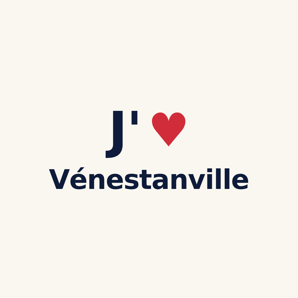 Tasse personnalisée Vénestanville — design J'aime Vénestanville