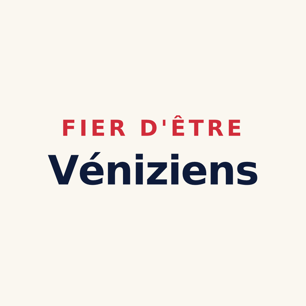 Tasse « Fier d'être Véniziens » — design pour Venise