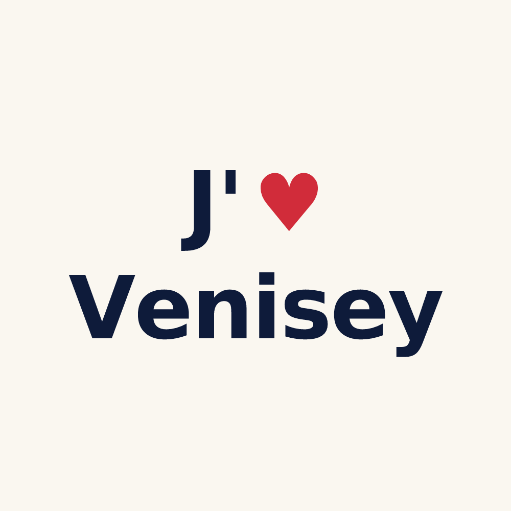 Tasse personnalisée Venisey — design J'aime Venisey