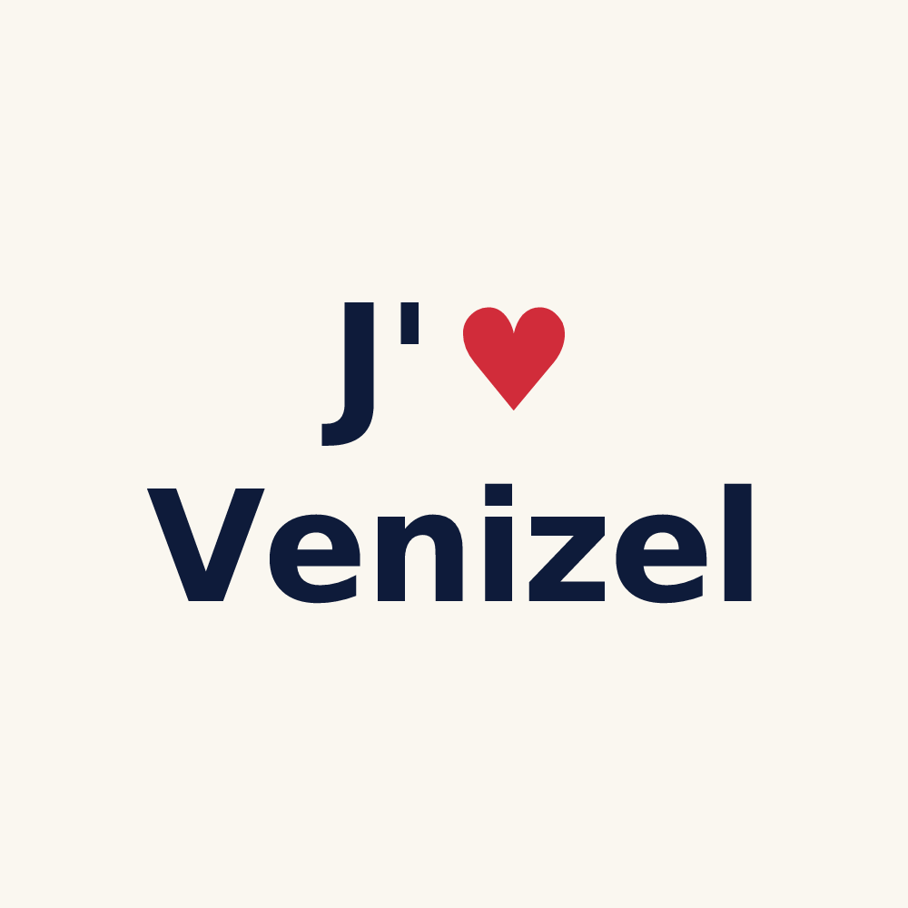 Tasse personnalisée Venizel — design J'aime Venizel