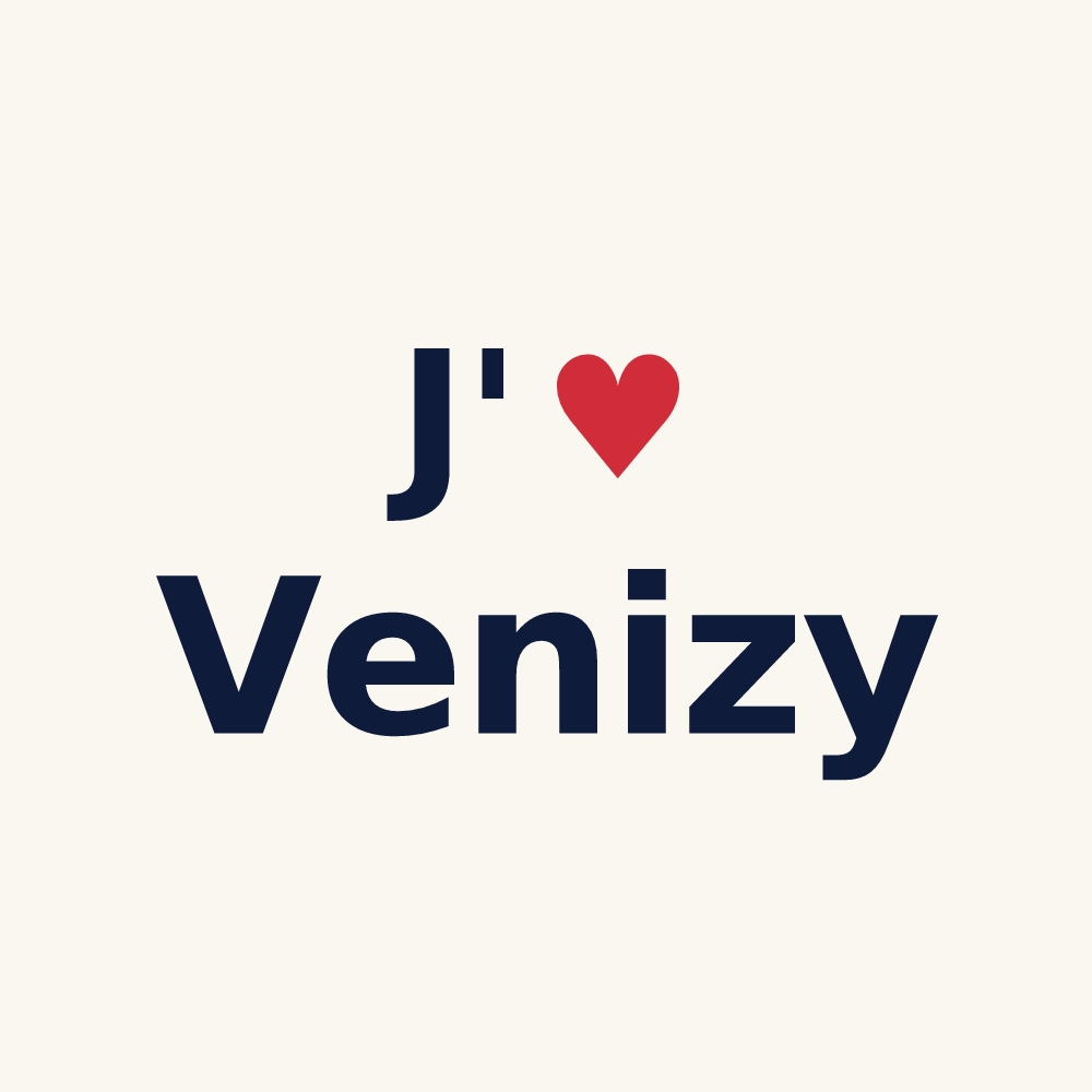 Tasse personnalisée Venizy — design J'aime Venizy