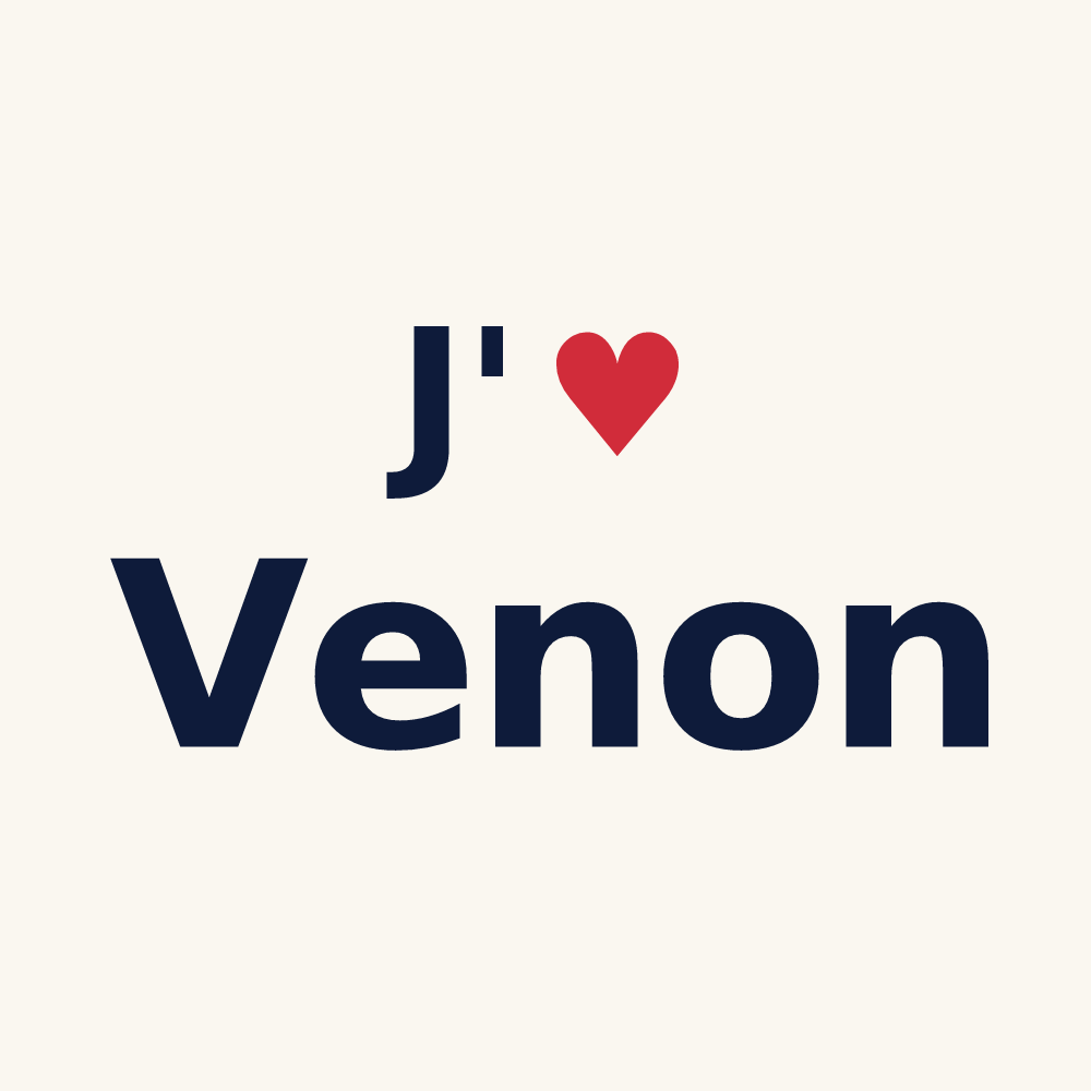 Tasse personnalisée Venon — design J'aime Venon