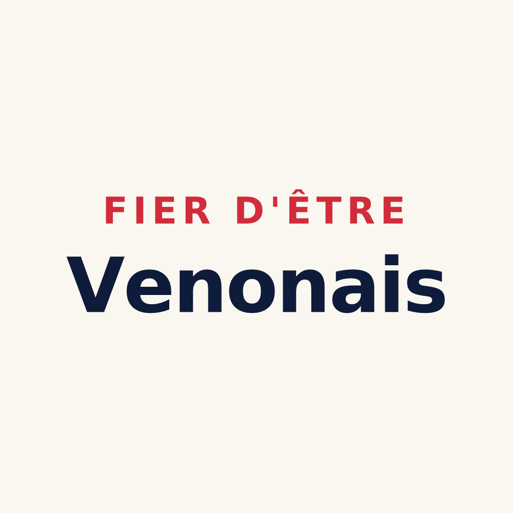 Tasse « Fier d'être Venonais » — design pour Venon