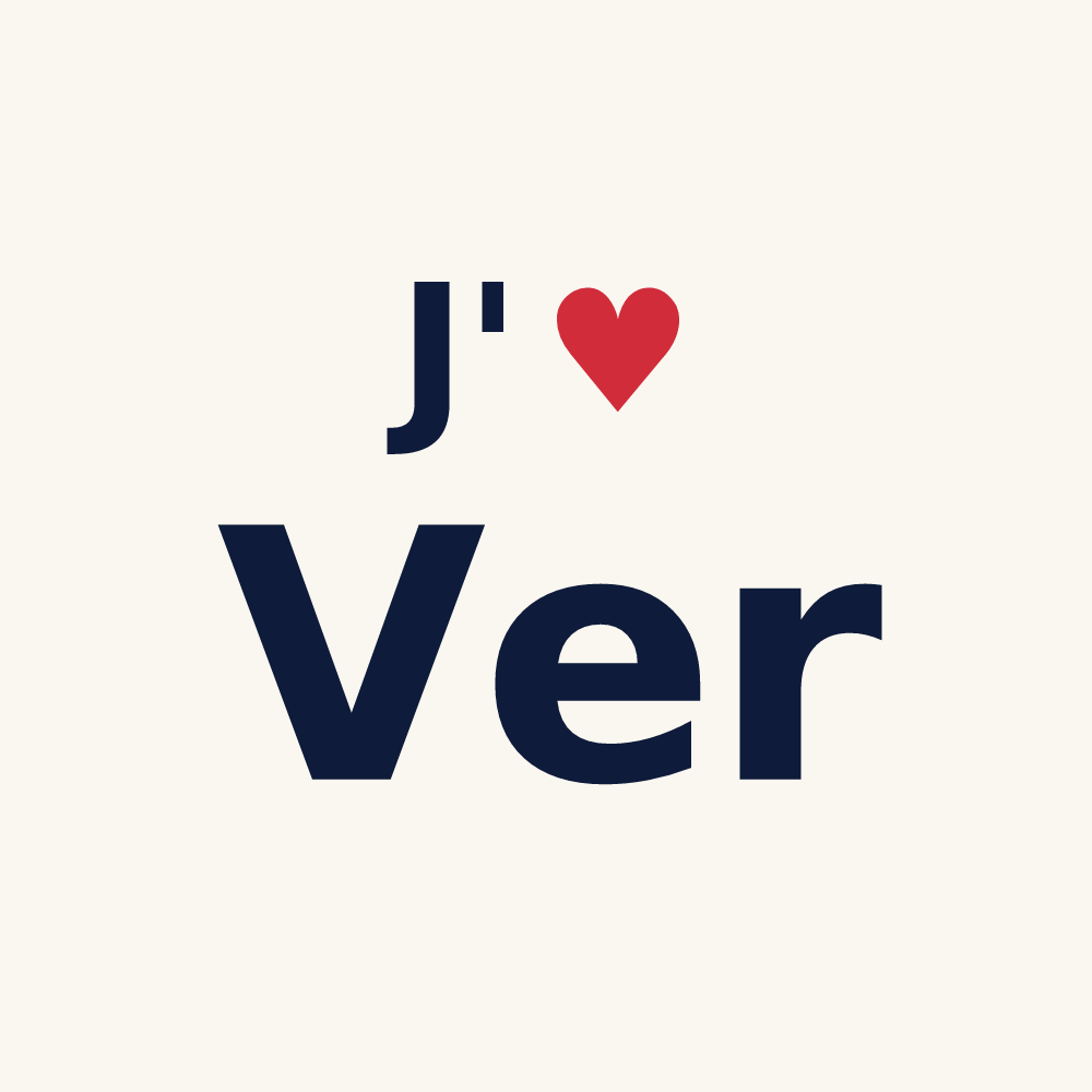 Tasse personnalisée Ver — design J'aime Ver