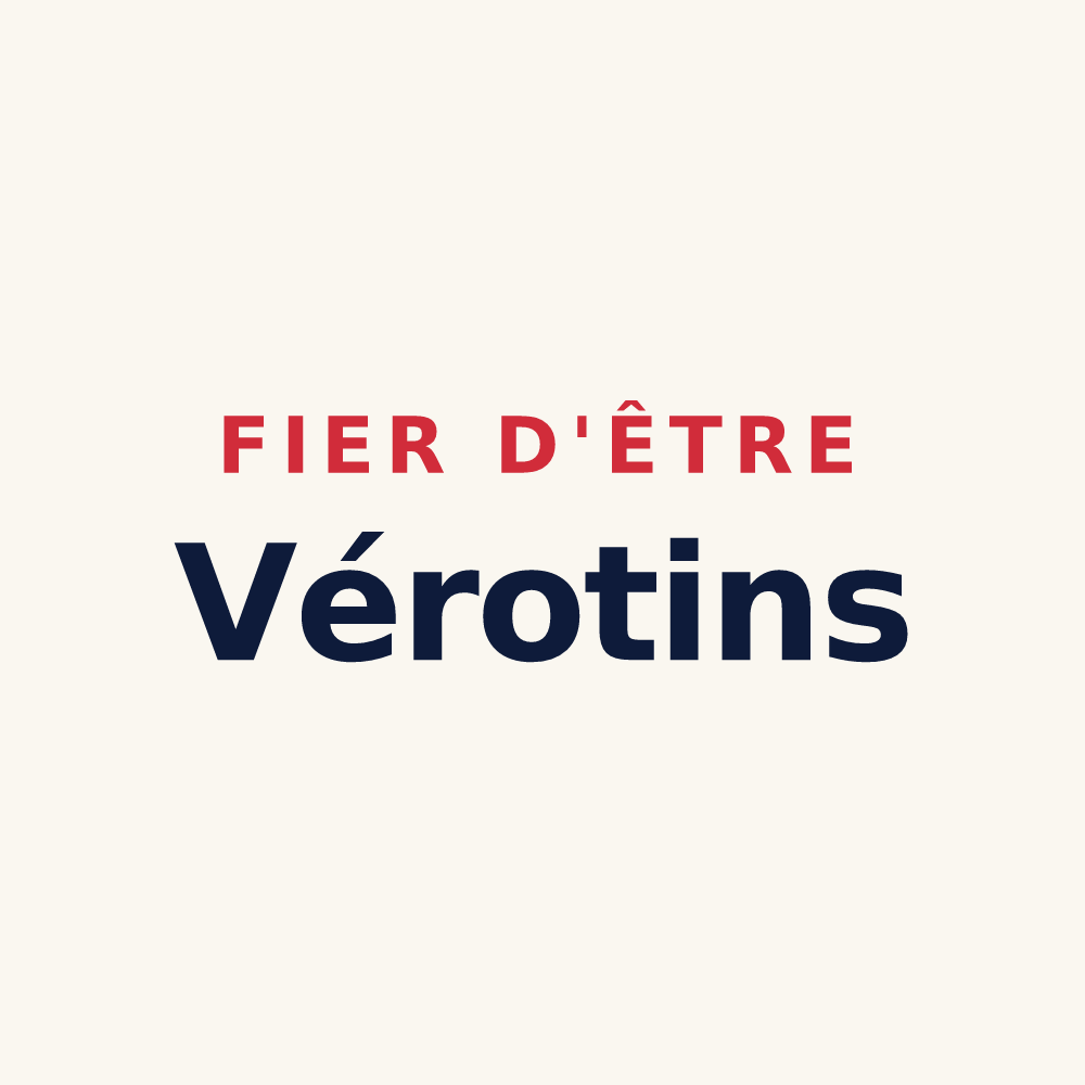 Tasse « Fier d'être Vérotins » — design pour Ver