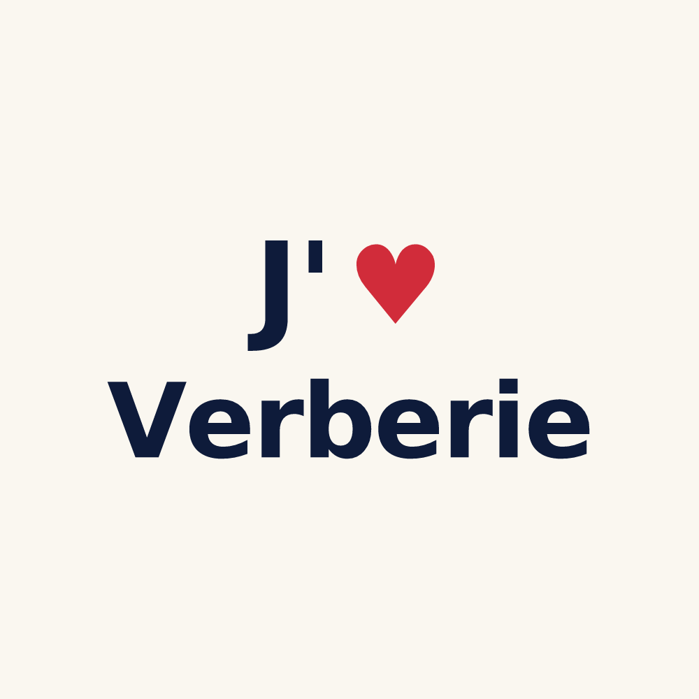 Tasse personnalisée Verberie — design J'aime Verberie