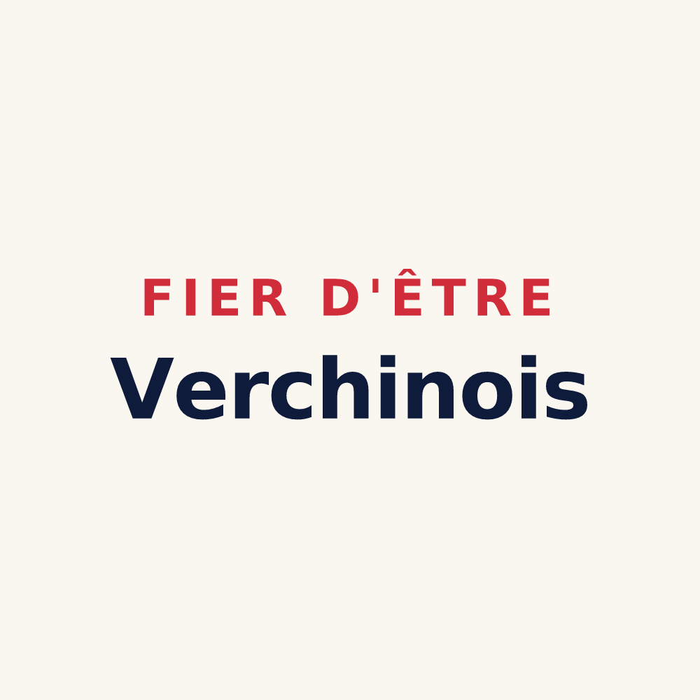 Tasse « Fier d'être Verchinois » — design pour Verchain-Maugré