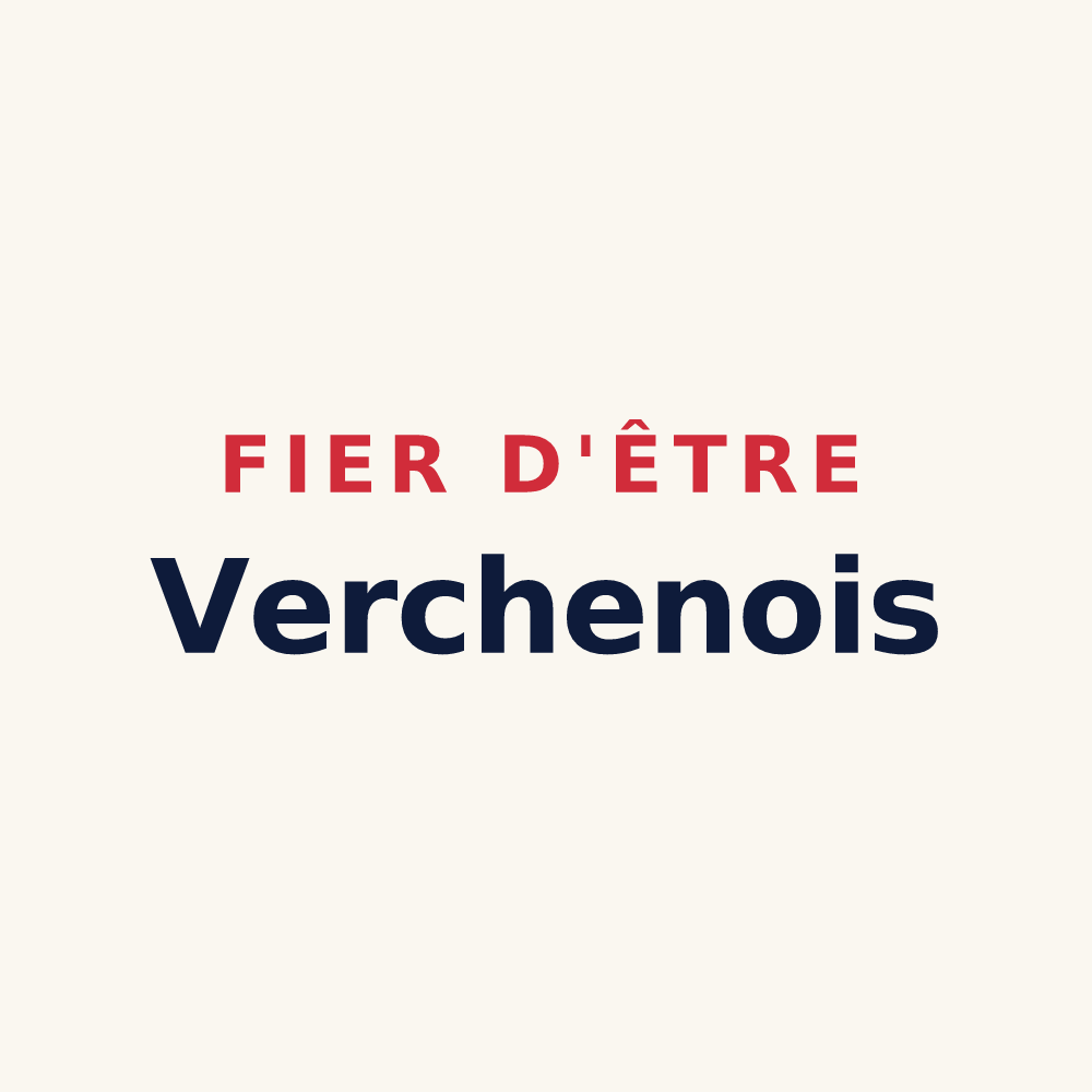 Tasse « Fier d'être Verchenois » — design pour Vercheny