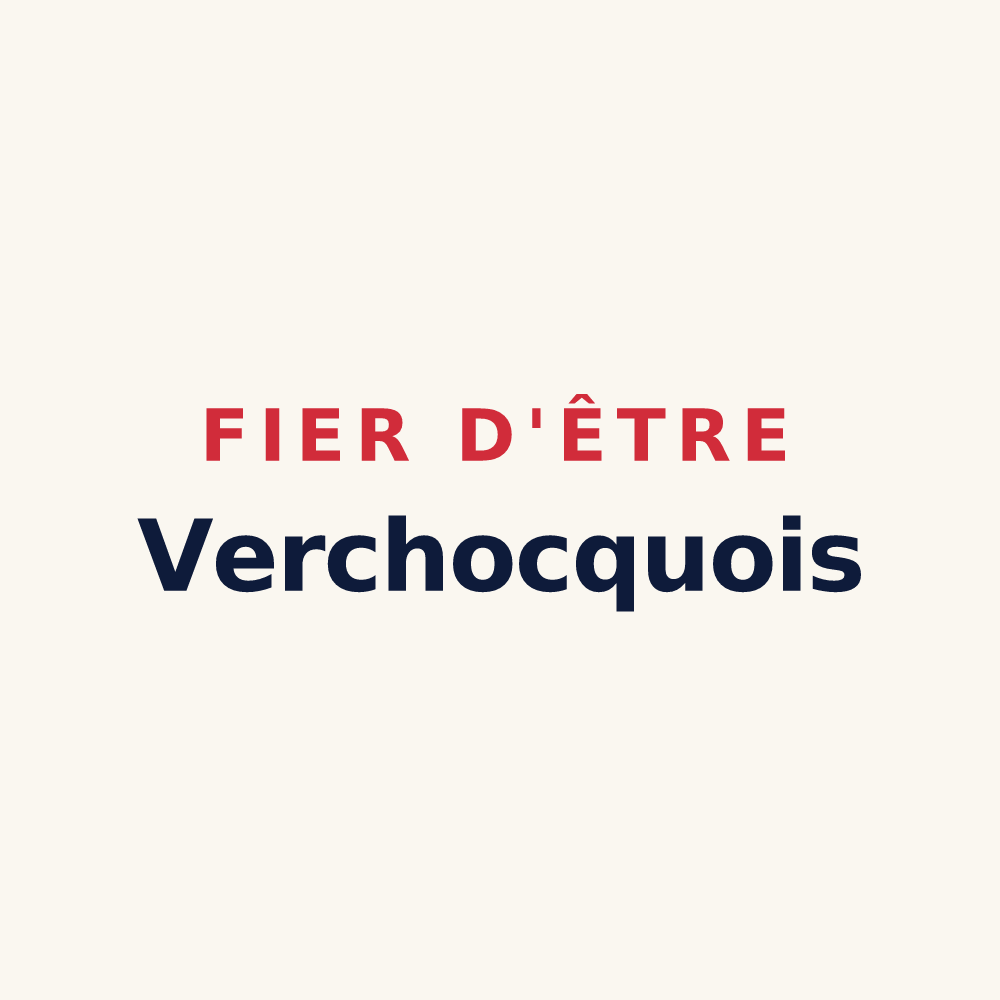 Tasse « Fier d'être Verchocquois » — design pour Verchocq