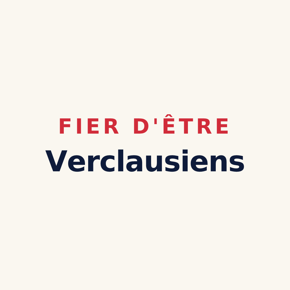 Tasse « Fier d'être Verclausiens » — design pour Verclause