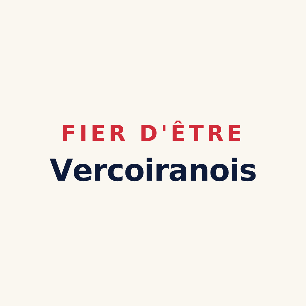 Tasse « Fier d'être Vercoiranois » — design pour Vercoiran