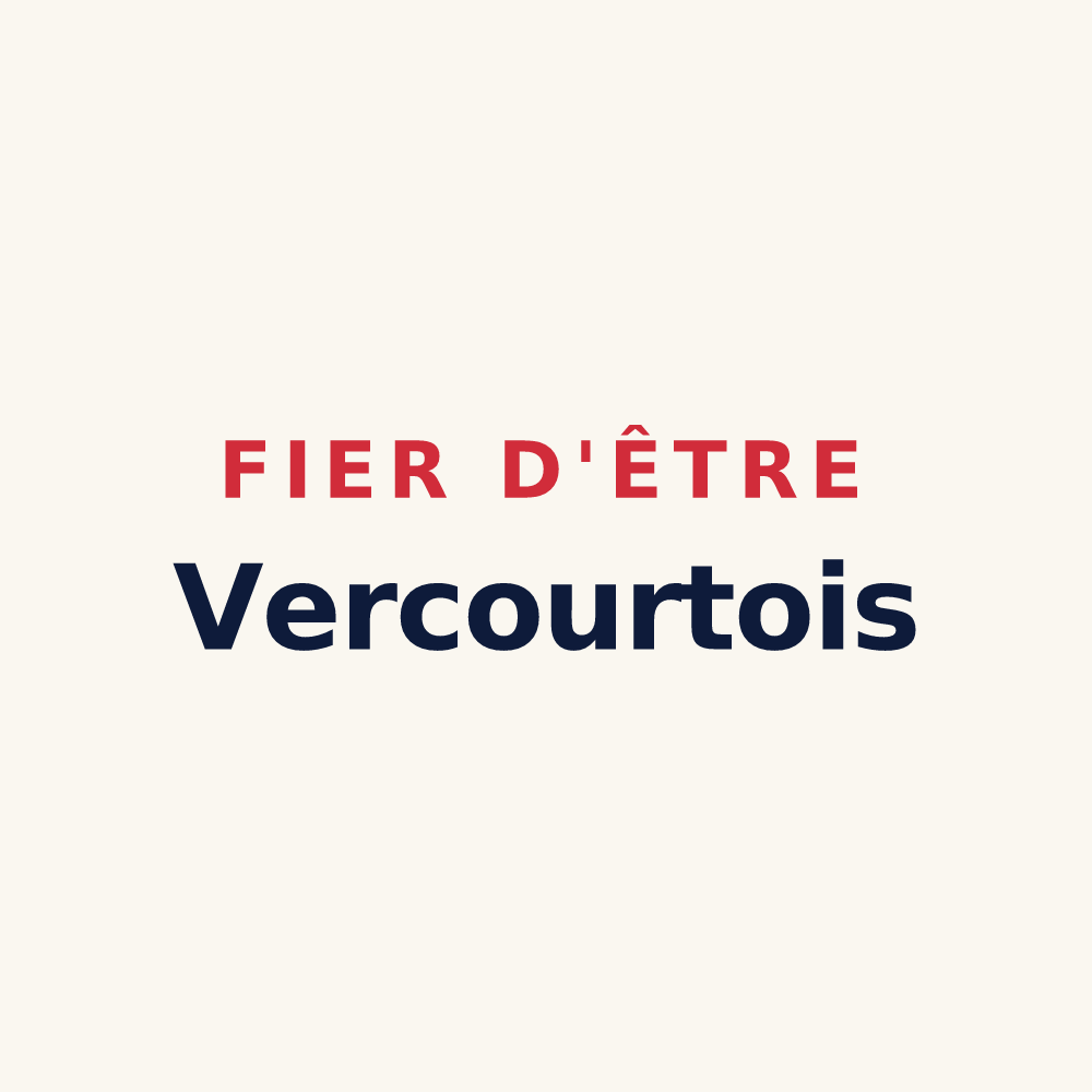 Tasse « Fier d'être Vercourtois » — design pour Vercourt