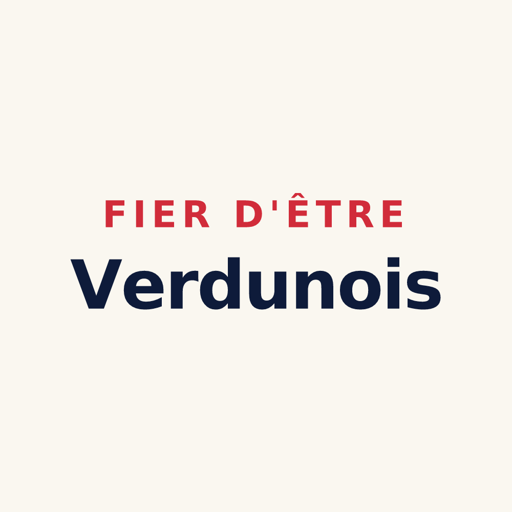 Tasse « Fier d'être Verdunois » — design pour Verdun