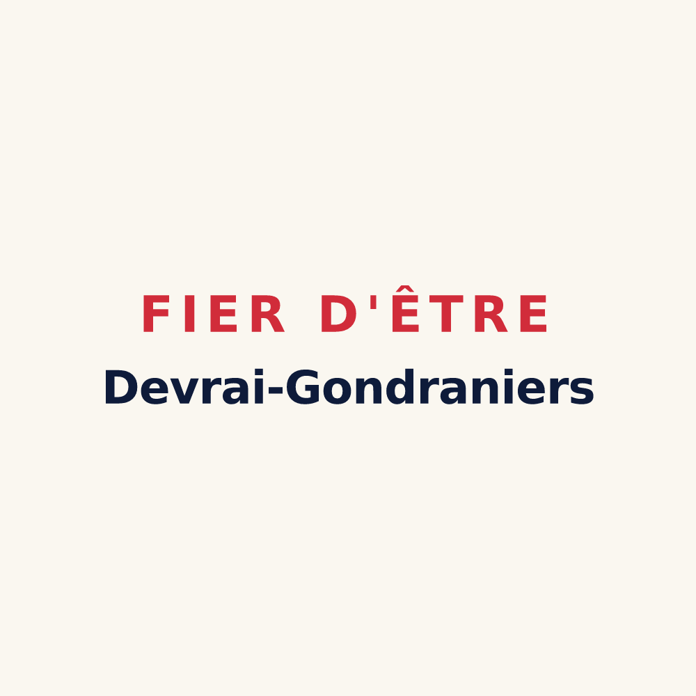 Tasse « Fier d'être Devrai-Gondraniers » — design pour Verel-Pragondran