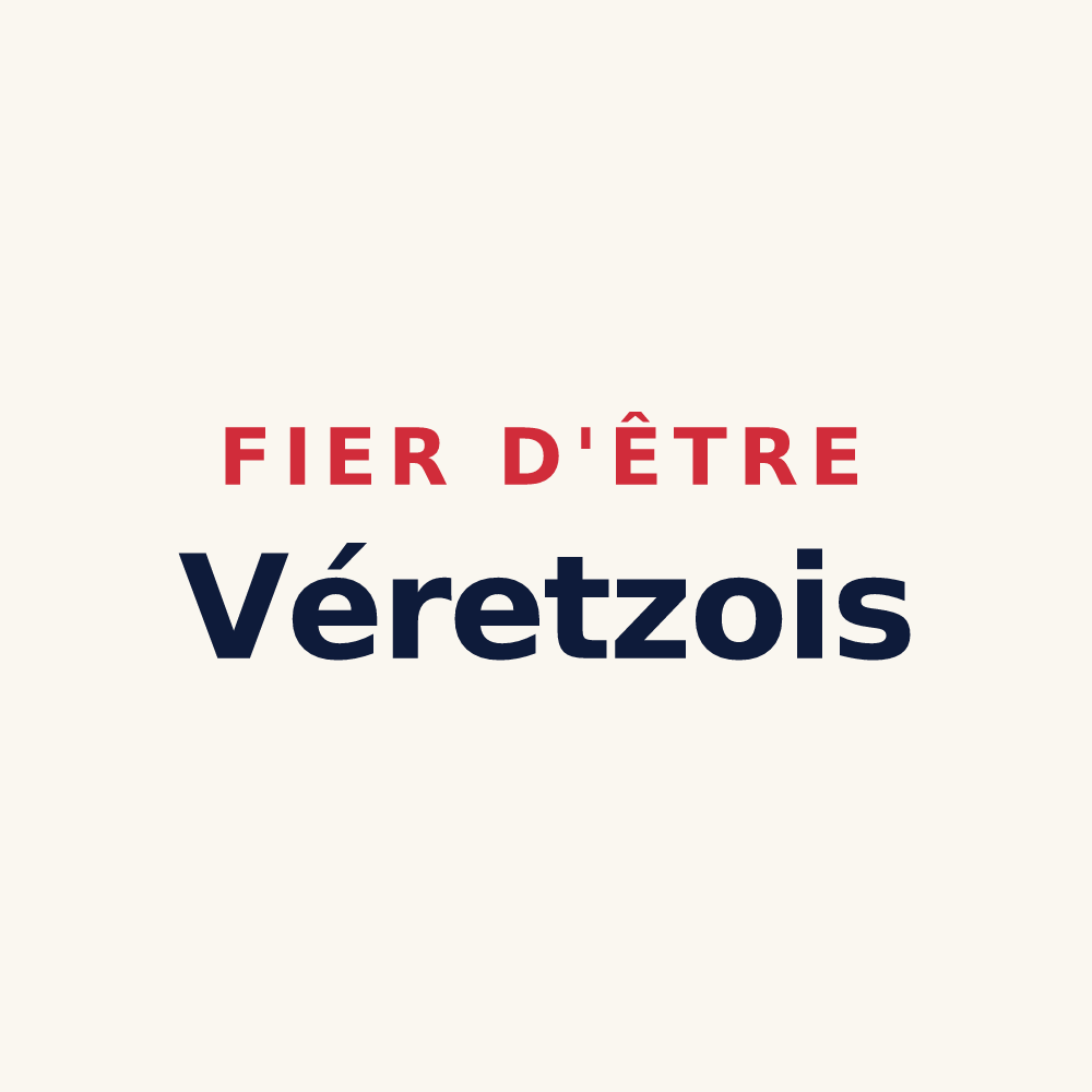 Tasse « Fier d'être Véretzois » — design pour Véretz