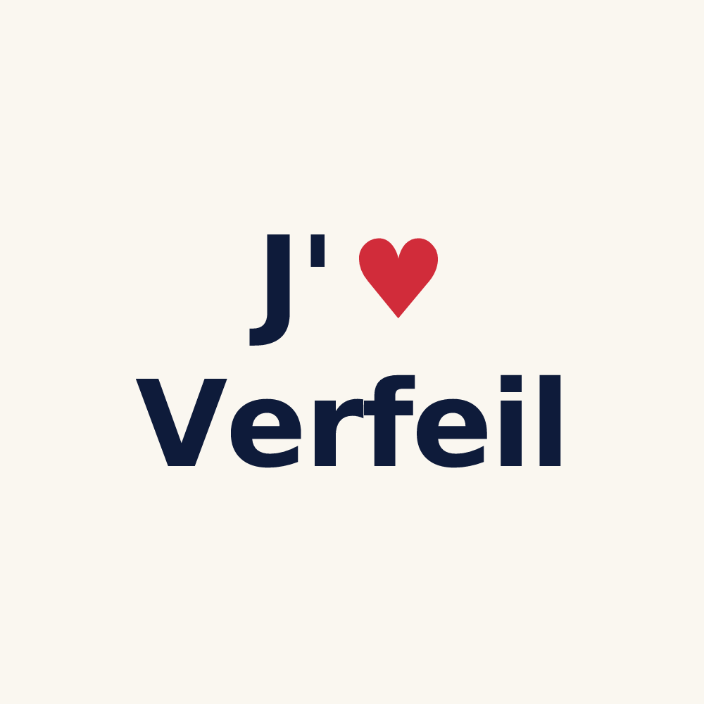 Tasse personnalisée Verfeil — design J'aime Verfeil