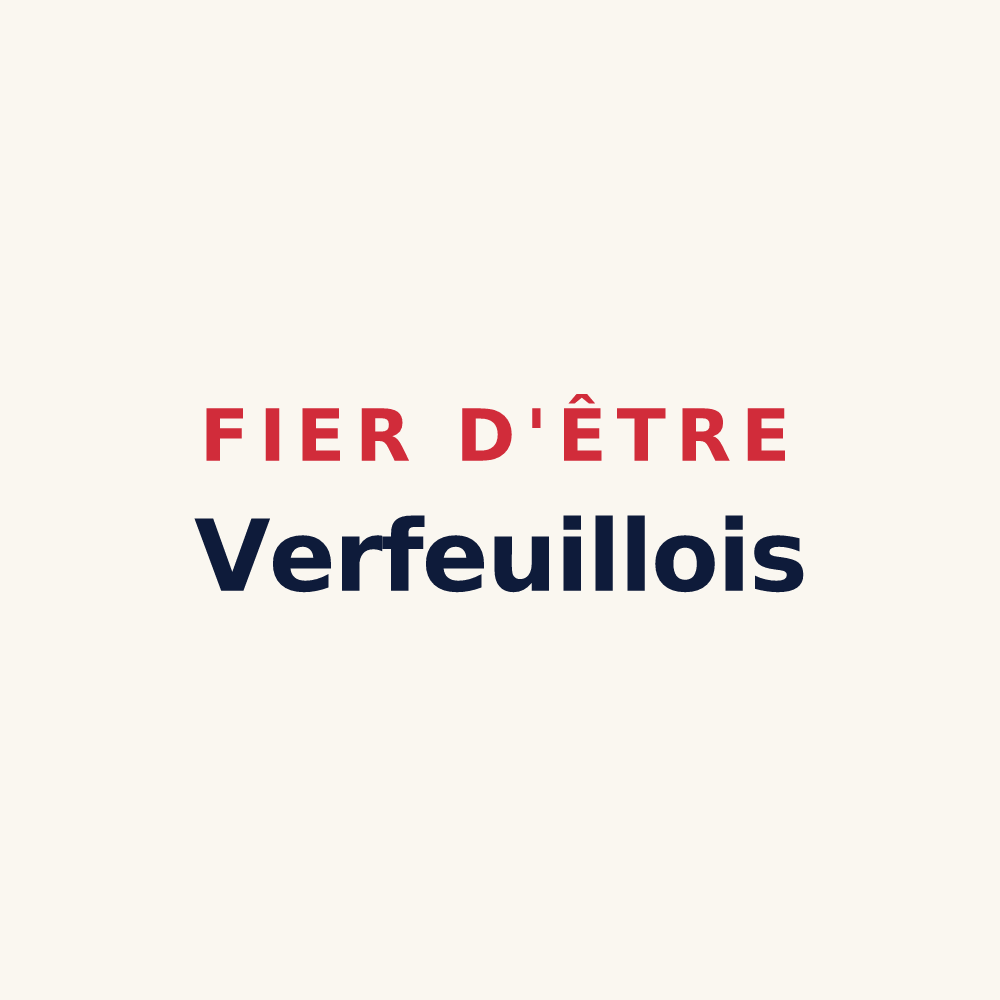 Tasse « Fier d'être Verfeuillois » — design pour Verfeuil