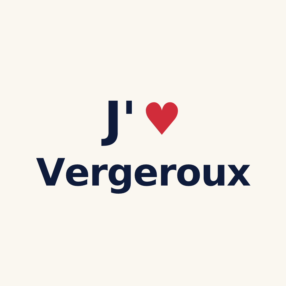 Tasse personnalisée Vergeroux — design J'aime Vergeroux