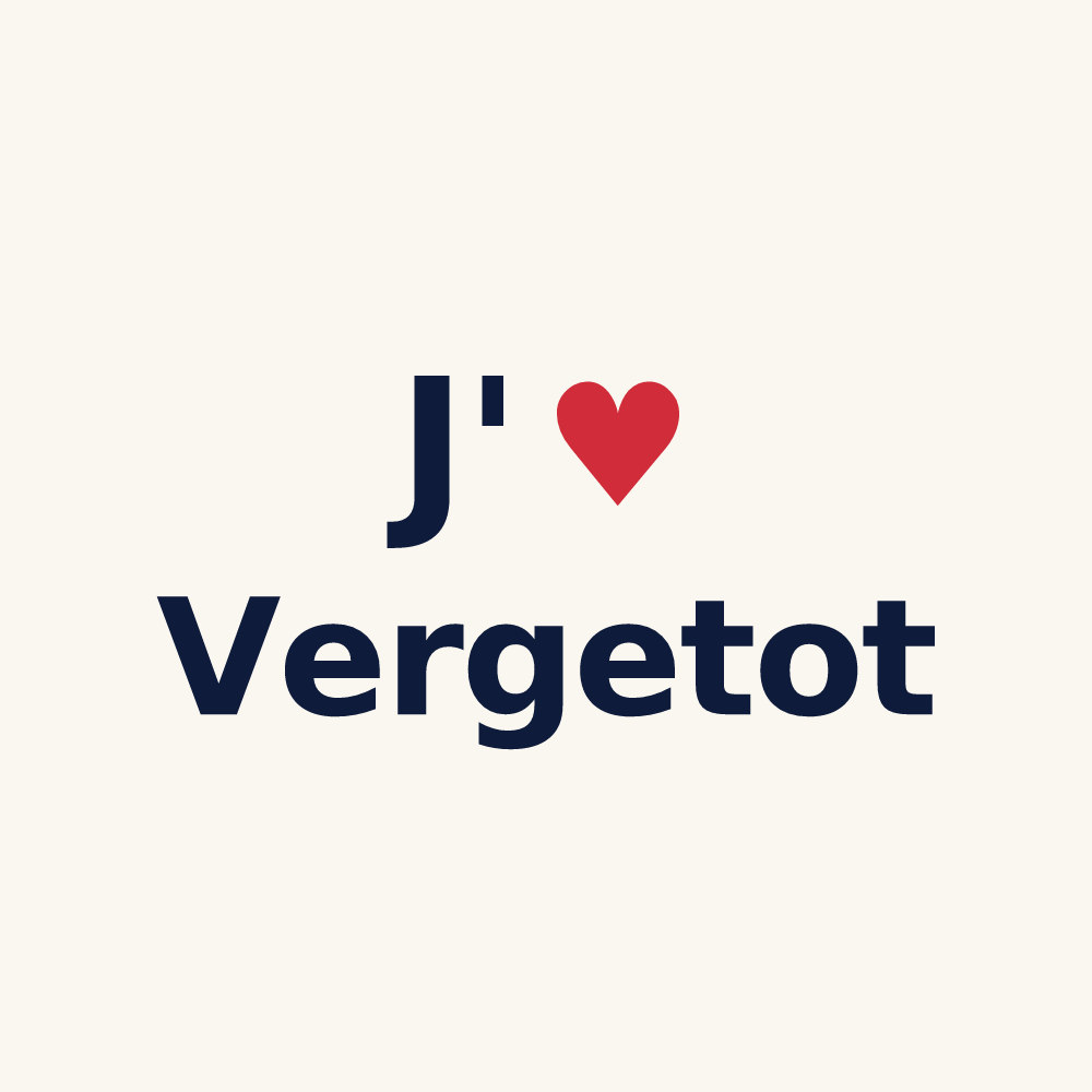 Tasse personnalisée Vergetot — design J'aime Vergetot