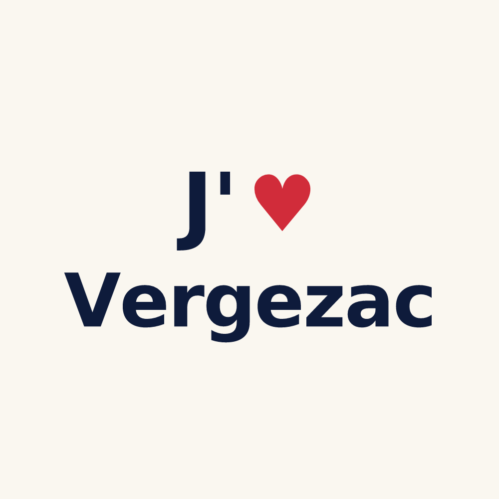 Tasse personnalisée Vergezac — design J'aime Vergezac