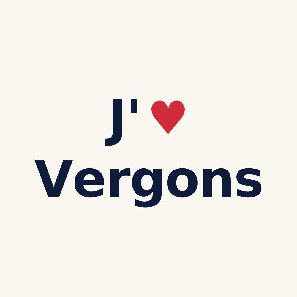 Tasse personnalisée Vergons — design J'aime Vergons